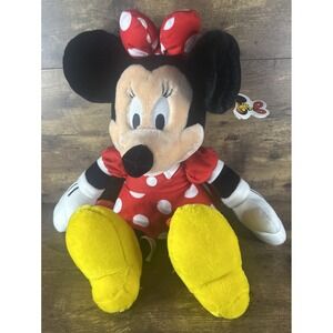 New Disney Mouseketoys Minnie Mouse Toy 16" Pokedot Plush Vintage Fast Shipping